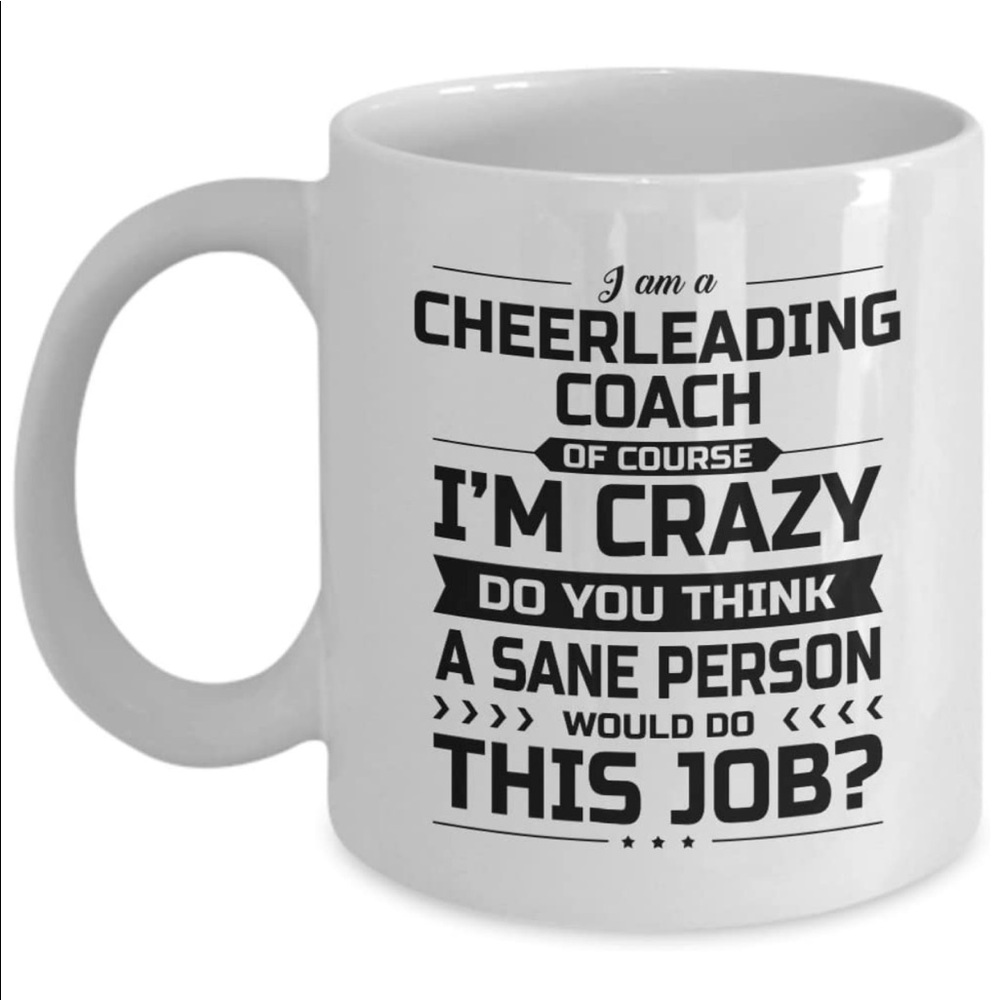 NWT Cheer Coach mug.